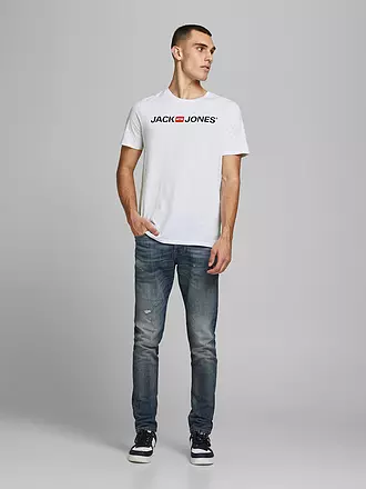 JACK & JONES | T-Shirt "JJECORP" | weiss